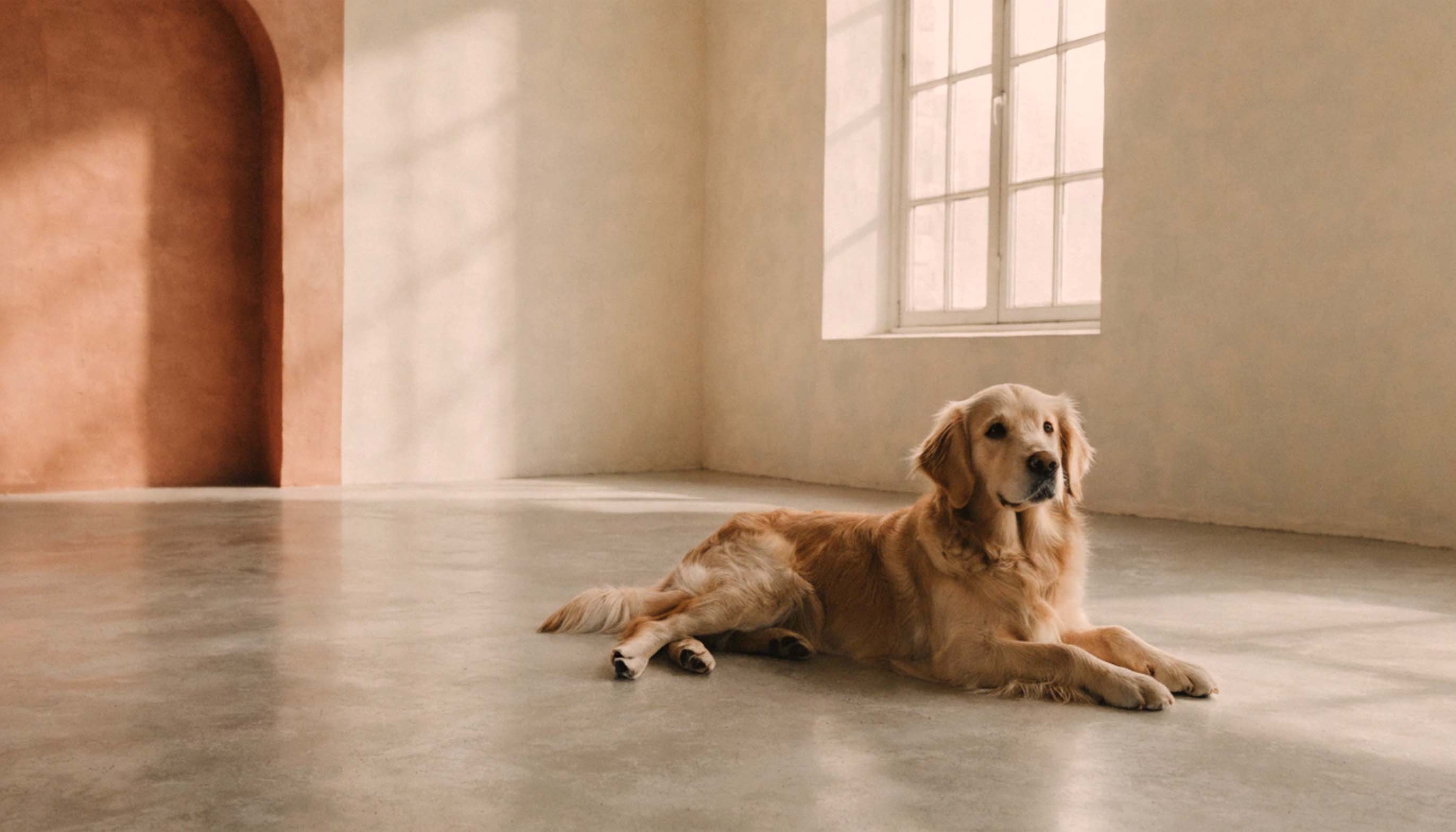 Golden retriever feliz